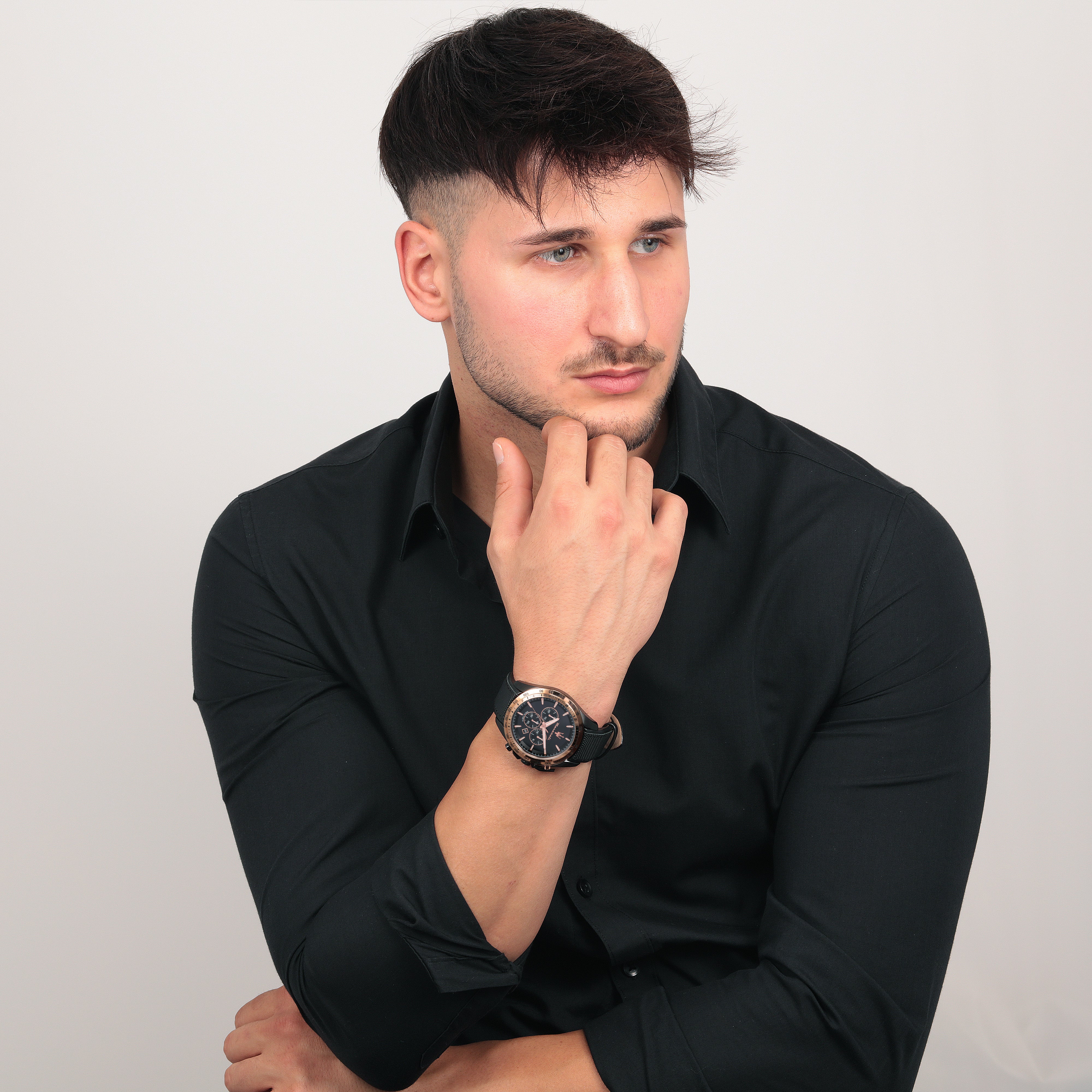 Epoca 42mm Black Chronograph