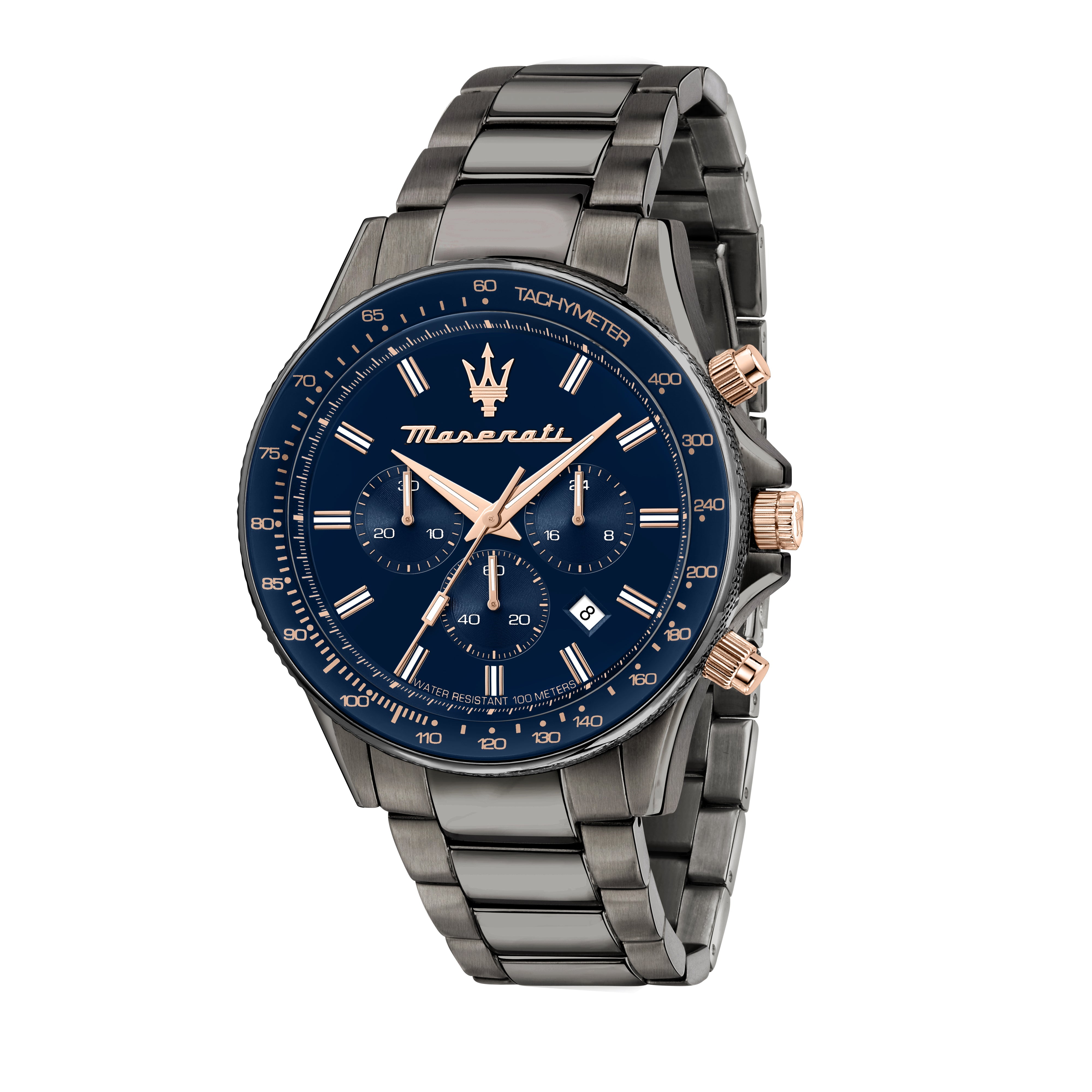 Sfida Grey 44mm Chronograph Watch