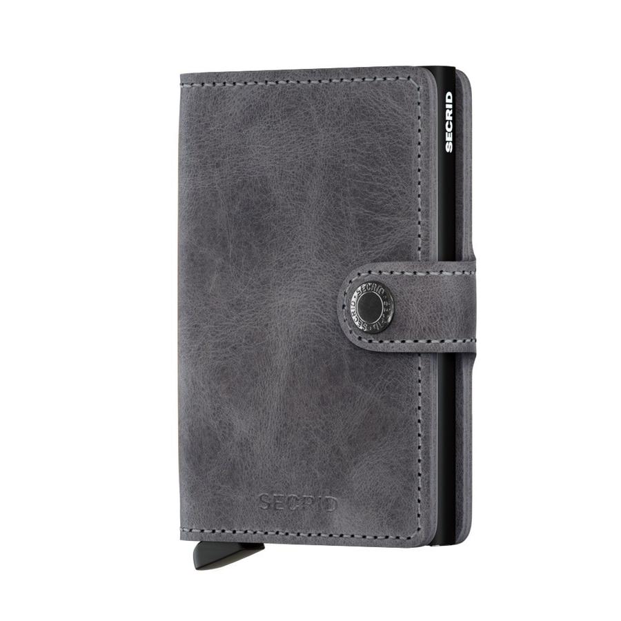 Miniwallet Vintage - Grey & Black