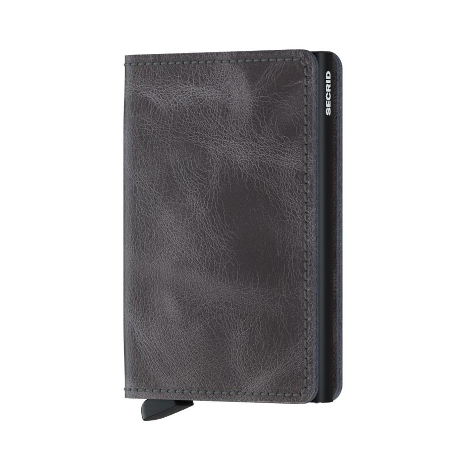 Slimwallet Vintage - Grey & Black