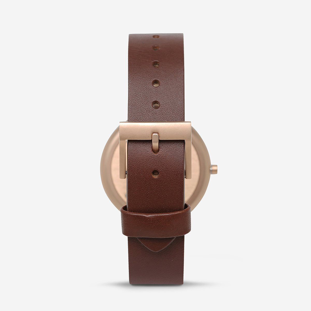 Status Anxiety White And Brown Watch