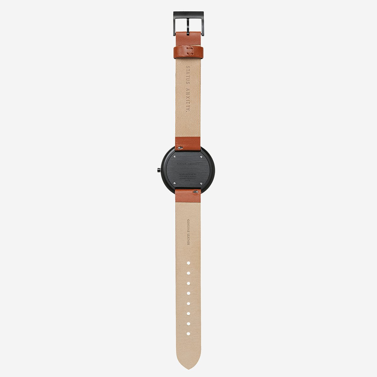 Status Anxiety Black White And Tan Watch