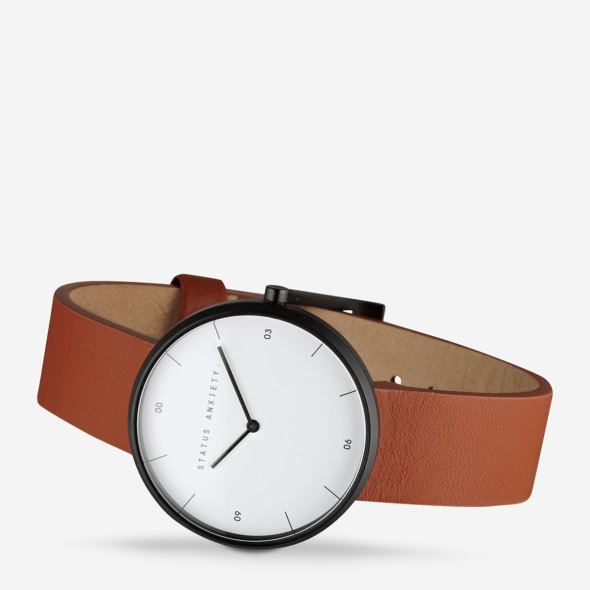 Status Anxiety Black White And Tan Watch